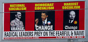 Billboards of President Obama