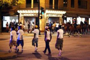The crisis of black teens gathering in upscale shopping centers during the hot summer months got off to an early start in Kansas City, MO.